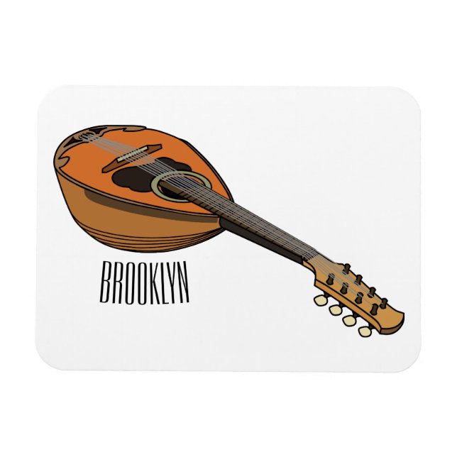 Belysning av tecknaden Mandolin Magnet (Horisontell)