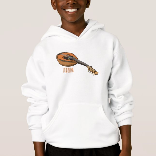 Belysning av tecknaden Mandolin T Shirt (Framsida)
