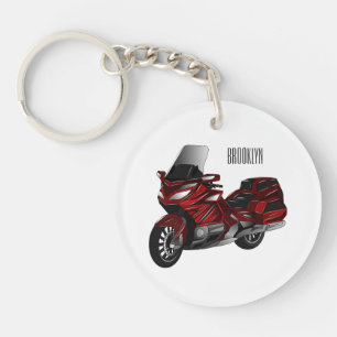 Belysning av tecknaden på motorcykel