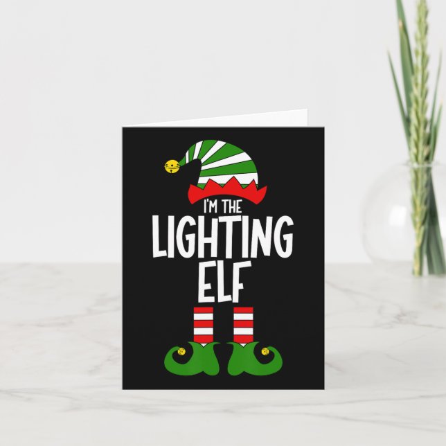 Belysning Elf Lighting Designer Julafton Matching  Kort (Framsida)