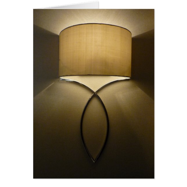 belysning hälsningskort (Framsidan)