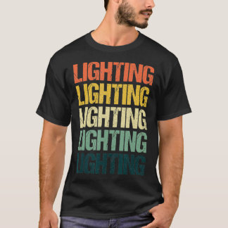 Belysning Ingenjör Electrical Ljus Worker Electri T Shirt