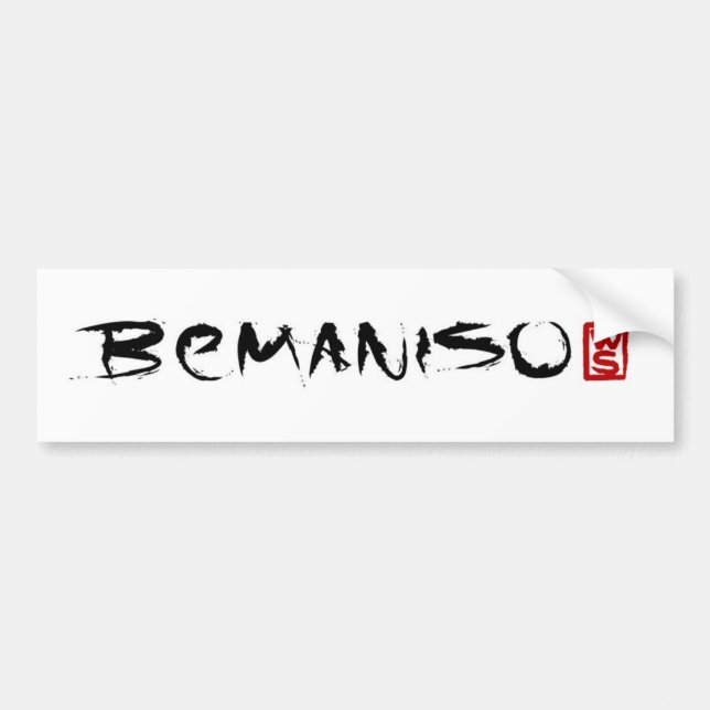 #bemanisostickit bildekal (Framsidan)