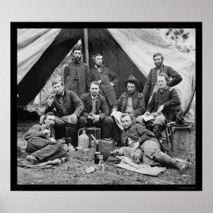 Bemanna för General Portvakt med George Custer Poster