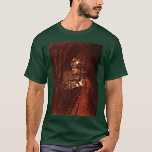 Bemanna med ärmar (Alexander underbaren) vid Tee Shirt (Framsida)