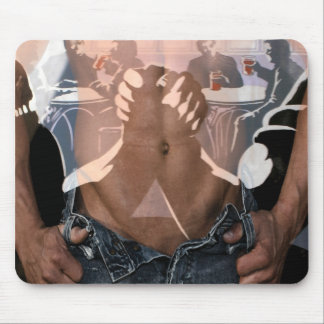 Bemannar natten ut Mousepad Musmatta