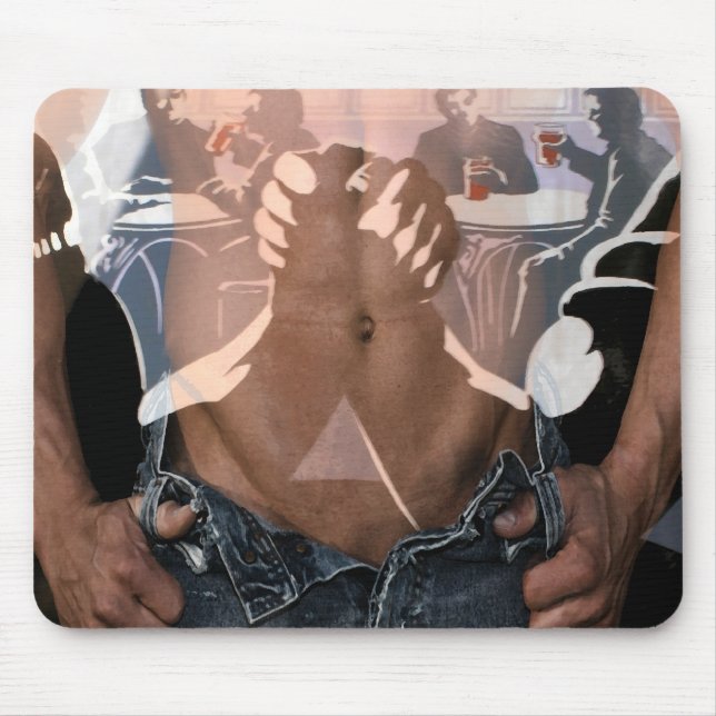 Bemannar natten ut Mousepad Musmatta (Framsidan)