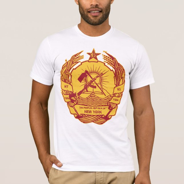 Bemannar republiken av…, AnpassadeT-tröja Tee Shirt (Framsida)