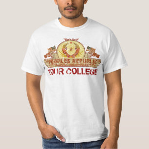 Bemannar republiken av ditt skolar eller förlägg tee shirt