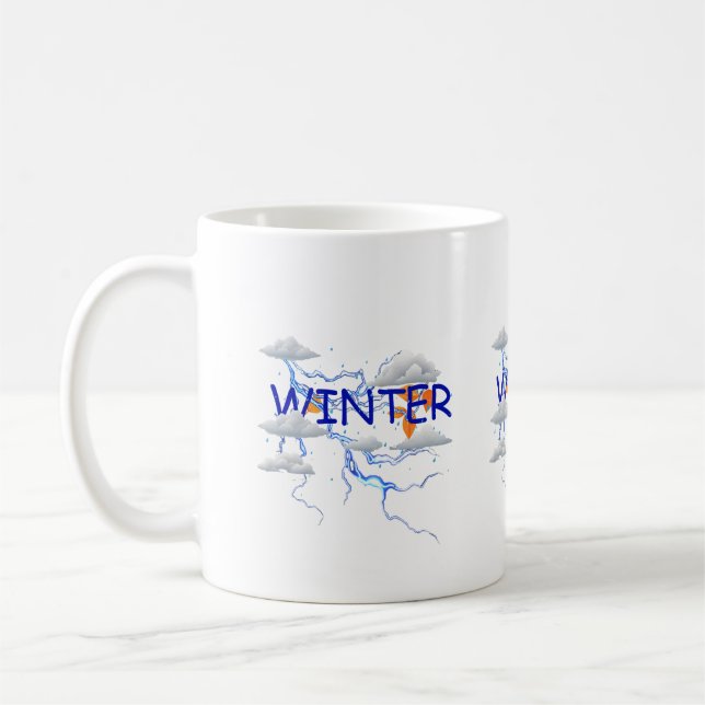 Bemästa Mysiga vinter-vibes med vår vinter-Wond Kaffemugg (Vänster)
