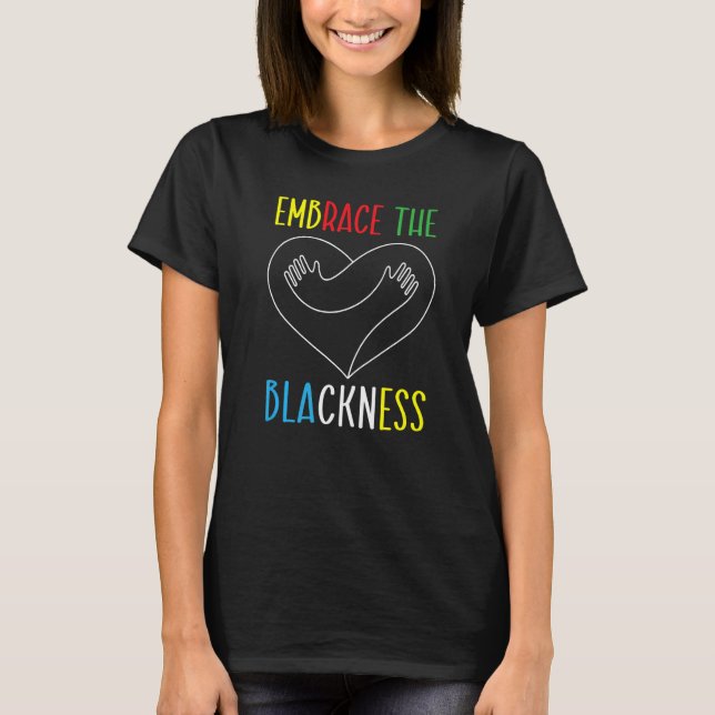 Bemästa svarstidens månads melaninaaffär t shirt (Framsida)
