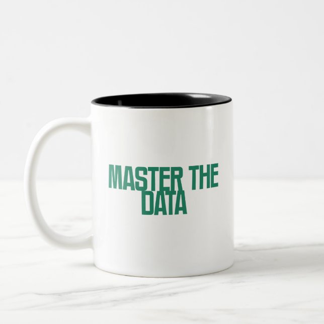 Bemästra Data | Analys Expert Professionell Två-Tonad Mugg (Vänster)
