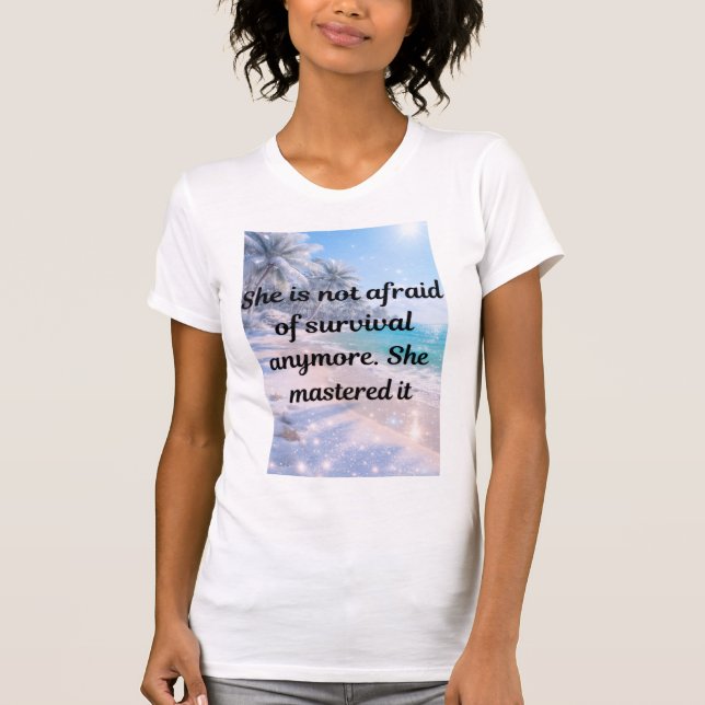 Bemästrad överlevnad - Obrytlig styrka T Shirt (Framsida)
