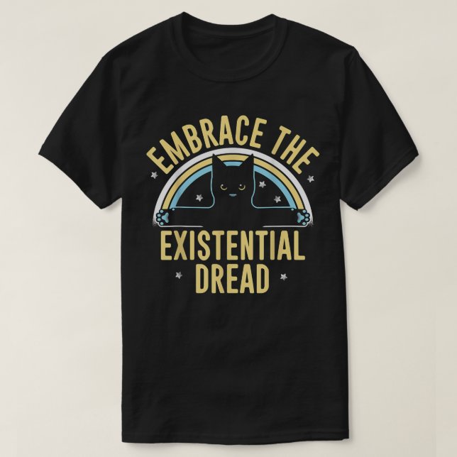 Bemätta den istentiska torkade, flytande kattöverd t shirt (Design framsida)