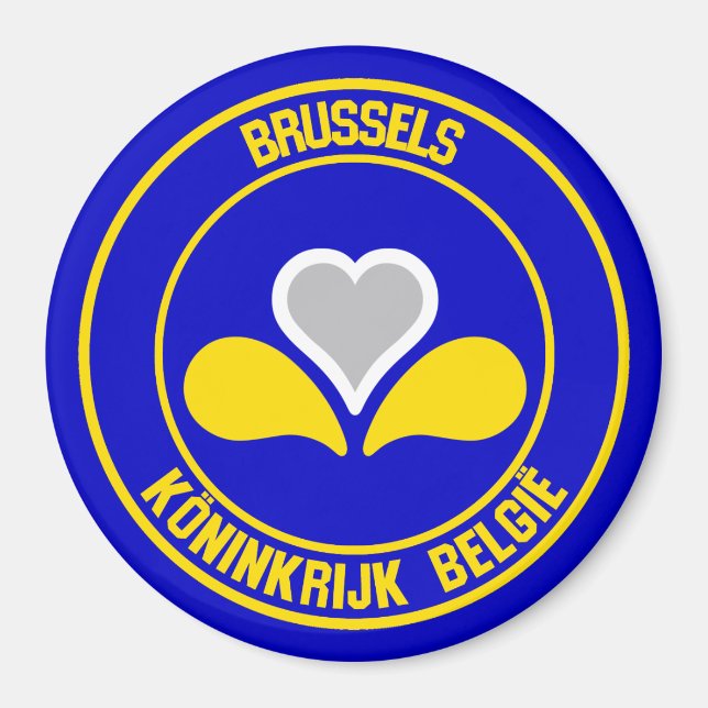 Bemblem i Brysselrundan Magnet (Framsidan)