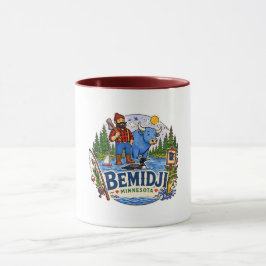 Bemidji Minnesota Paul Bunyan & Babe the Blue Ox Mugg
