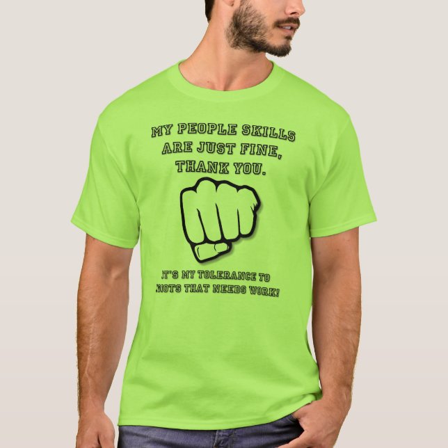 Bemötande Humor T-Shirt (Framsida)