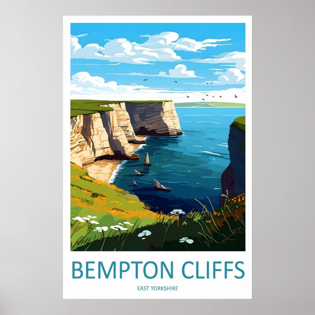 Bempton Cliffs 1 Poster (Framsidan)