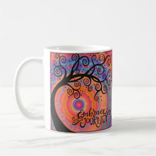 Bemra Journey Abstrakt Träd Kaffemugg