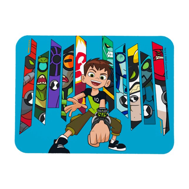 Ben 10 Alien Collection Graphic Magnet (Horisontell)