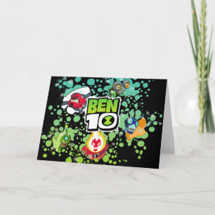 Ben 10 Alien Forms Bubble Graphic Kort