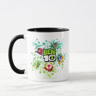 Ben 10 Alien Forms Bubble Graphic Mugg