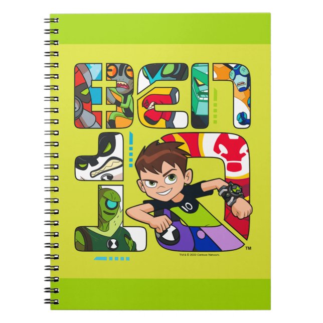 Ben 10 Alien Logotyp Anteckningsbok (Framsidan)