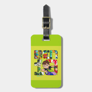 Ben 10 Alien Logotyp Bagagebricka