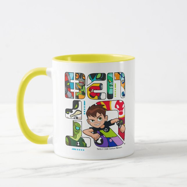 Ben 10 Alien Logotyp Mugg (Vänster)