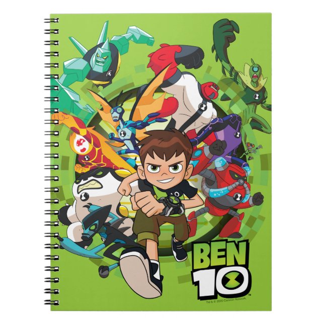 Ben 10 Alien Rush Graphic Anteckningsbok (Framsidan)
