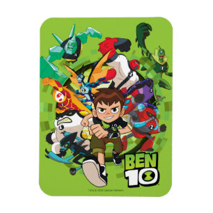 Ben 10 Alien Rush Graphic Magnet