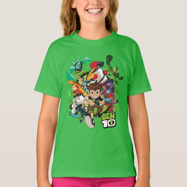 Ben 10 Alien Rush Graphic T Shirt (Framsida)