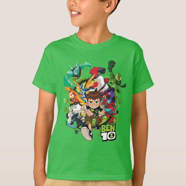 Ben 10 Alien Rush Graphic T Shirt (Framsida)