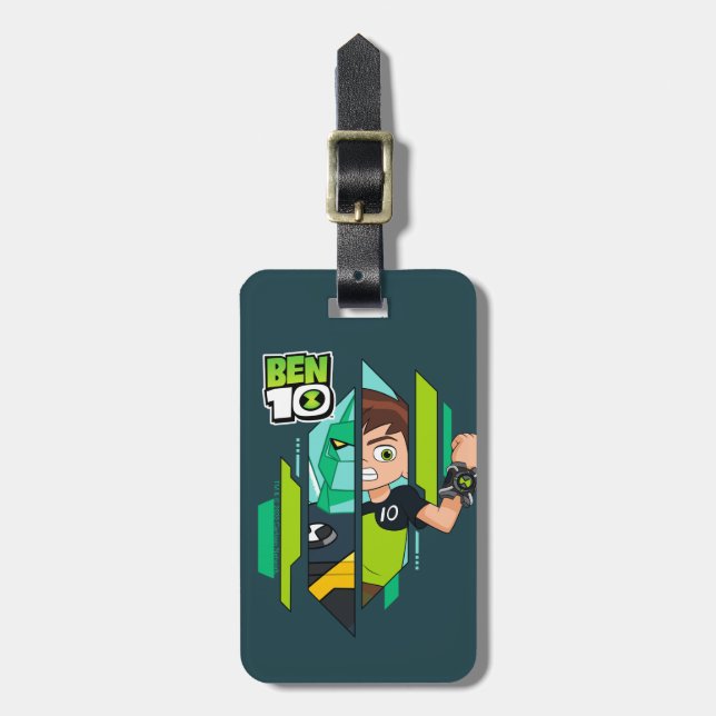 Ben 10 Diamondhead DNA-omvandling Bagagebricka (Vertikal Framsida)