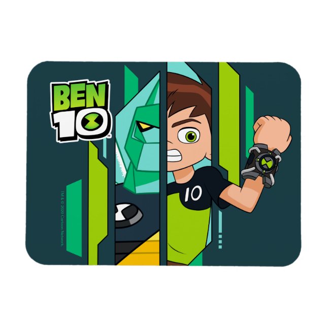 Ben 10 Diamondhead DNA-omvandling Magnet (Horisontell)
