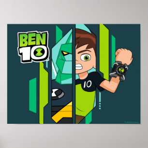 Ben 10 Diamondhead DNA-omvandling Poster