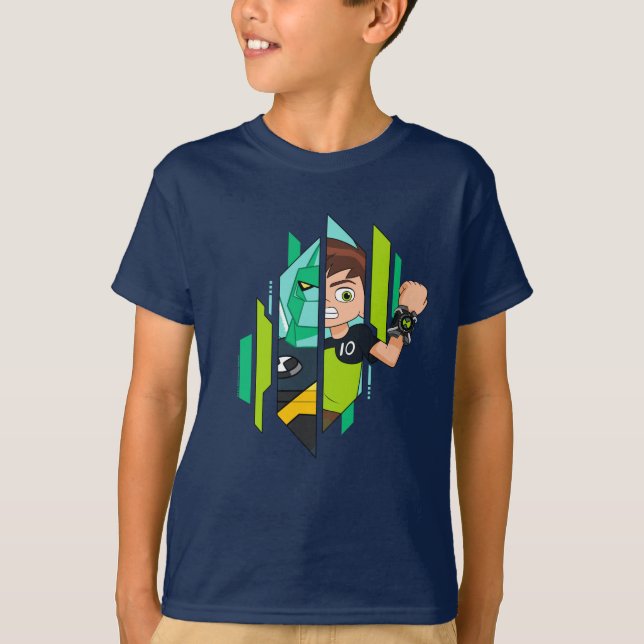 Ben 10 Diamondhead DNA-omvandling T Shirt (Framsida)