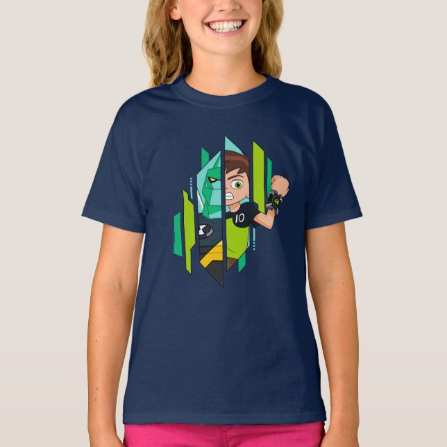 Ben 10 Diamondhead DNA-omvandling T Shirt (Framsida)