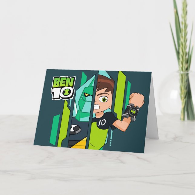 Ben 10 DNA-omvandling av diamanthuvud Kort (Framsida)