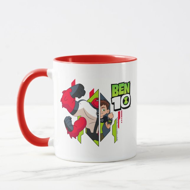 Ben 10 Fyra Armar DNA-transformering Mugg (Vänster)