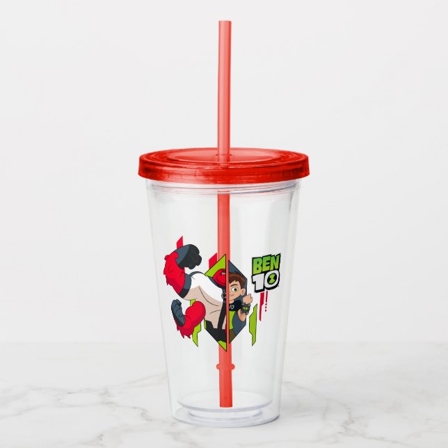 Ben 10 Fyra Armar DNA-transformering Take Away Mugg (Framsida)