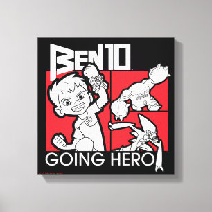 Ben 10 Going Hero Canvastryck