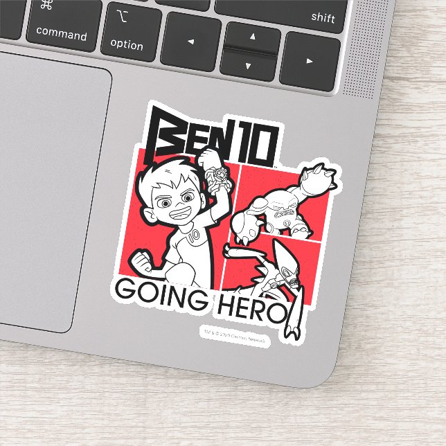 Ben 10 Going Hero Klistermärken (Detalj)