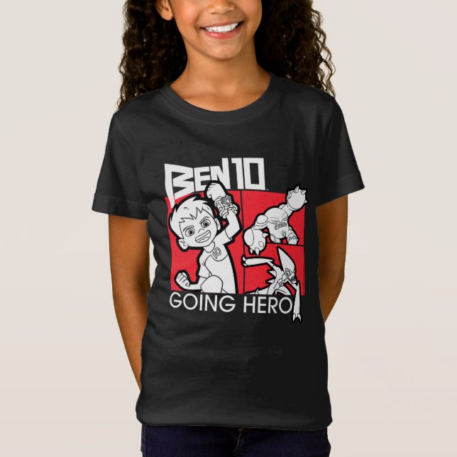 Ben 10 Going Hero T Shirt (Framsida)