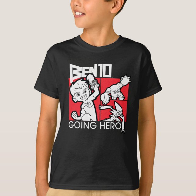 Ben 10 Going Hero T Shirt (Framsida)