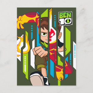 Ben 10 Heatblast DNA-omvandling Inbjudan Vykort