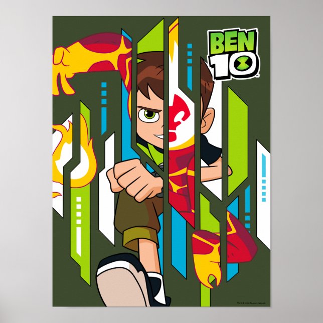 Ben 10 Heatblast DNA-omvandling Poster (Framsidan)