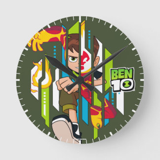 Ben 10 Heatblast DNA-omvandling Rund Klocka