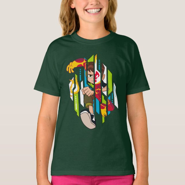Ben 10 Heatblast DNA-omvandling T Shirt (Framsida)