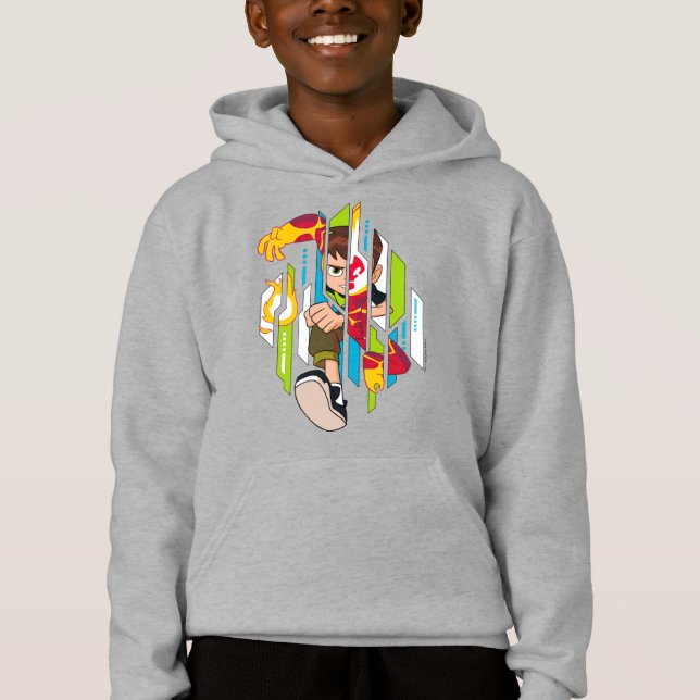 Ben 10 Heatblast DNA-omvandling T Shirt (Framsida)